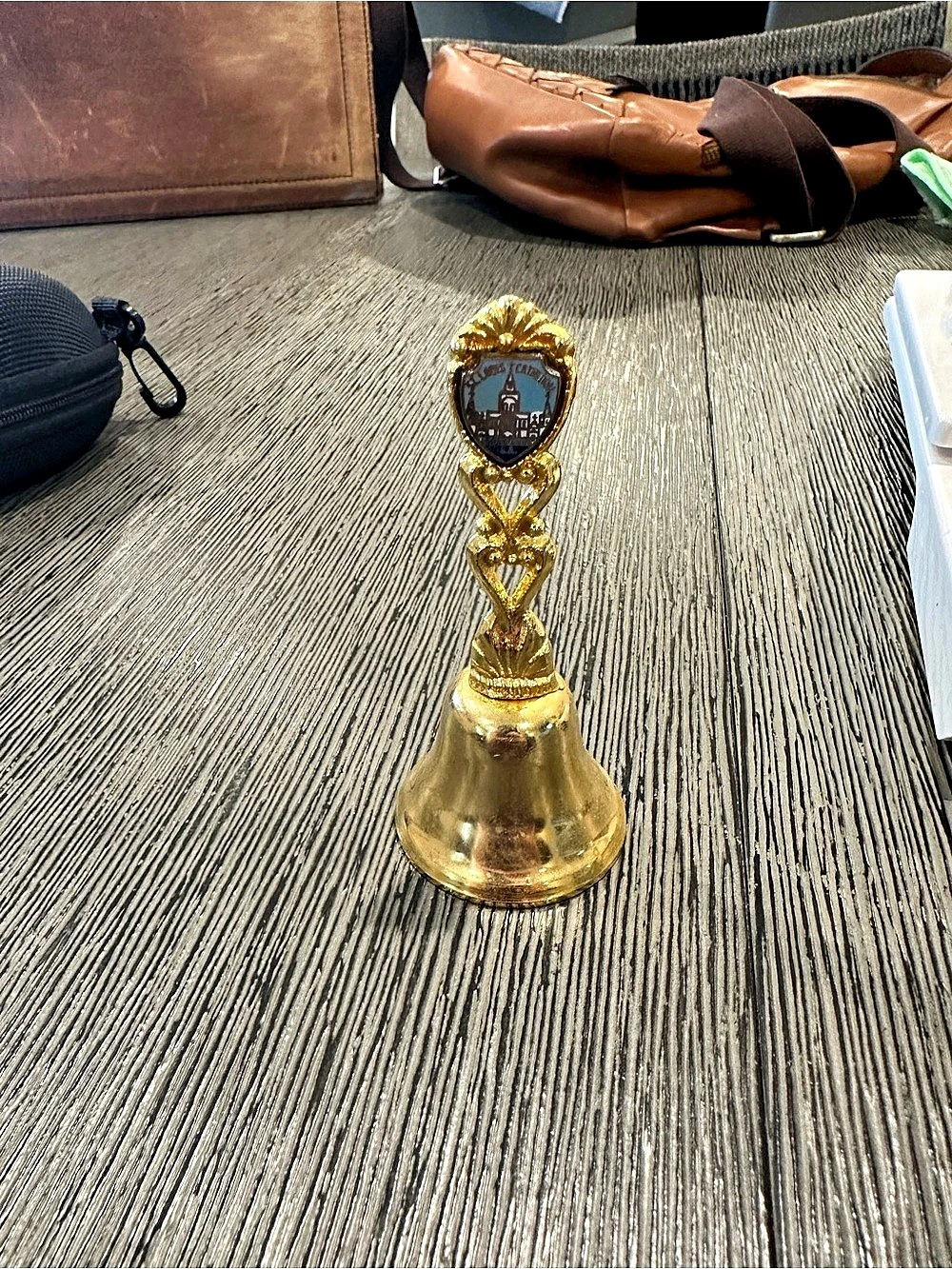 Gold Decorative Souvenir Bell St Louis Cathedral